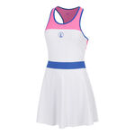 Ropa de tenis Quiet Please Quiet Please Racerback Vestido Mujeres - blanco, azul