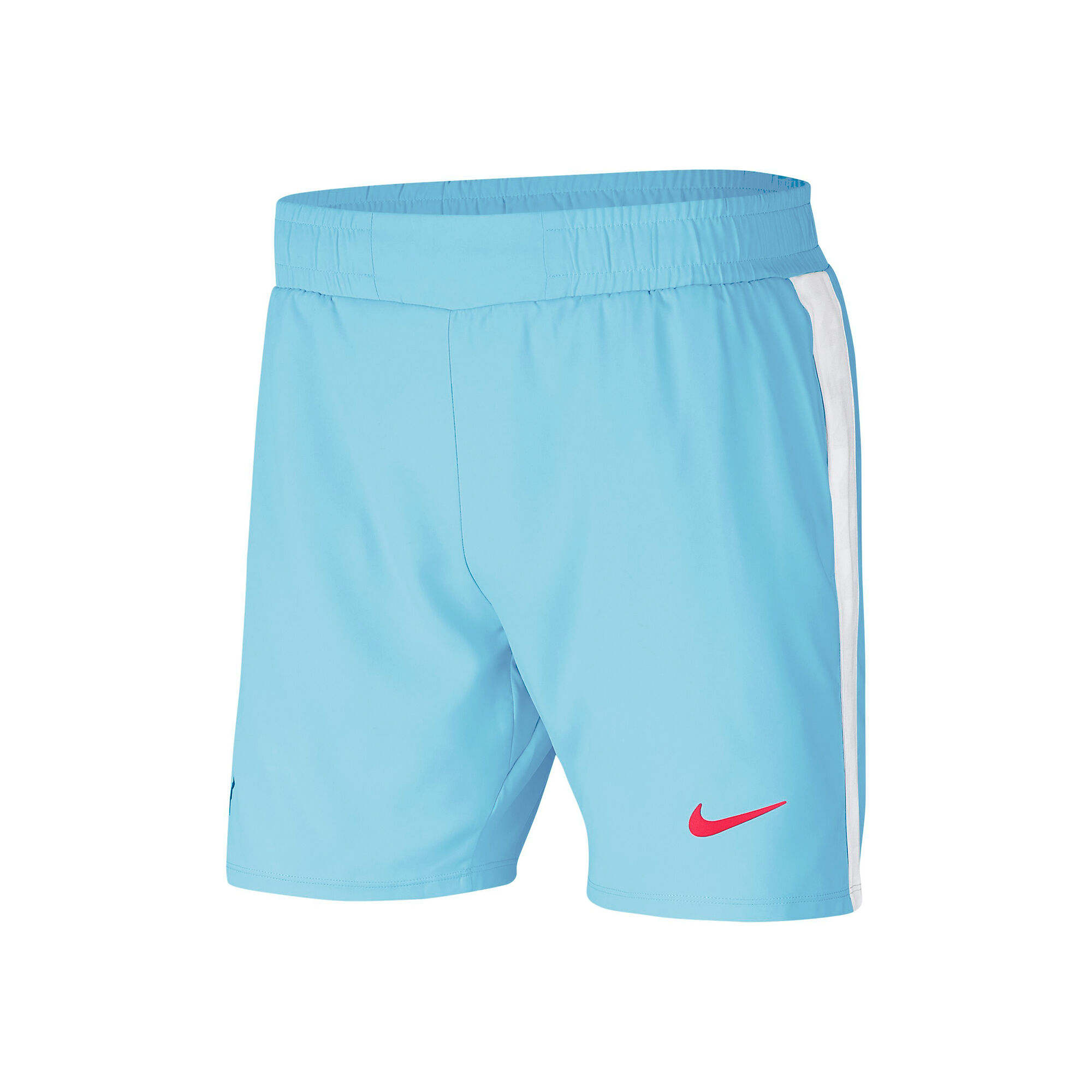 Nike Nadal Court Dri-Fit Shorts Hombres - Azul Claro, Rojo Neón compra | Tennis-Point