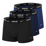 Ropa Nike Nike Everyday Cotton Strech Trunk Calzoncillos Tipo Bóxer Pack De 3 Hombres-Azul Oscuro,Azul