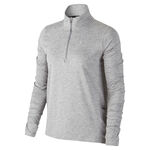 Ropa Nike Nike Element Half-Zip Camiseta De Manga Larga Mujeres-Gris Claro,Plateado