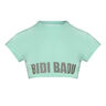 Abdominis Crop Move Camiseta De Manga Corta Mujeres-Mint