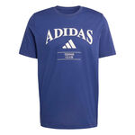 Ropa de tenis adidas adidas Heritage Graphic Tee Camiseta de manga corta - azul, blanco