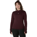Ropa ASICS ASICS Road Winter Seamless Camiseta de running Mujeres-rojo oscuro