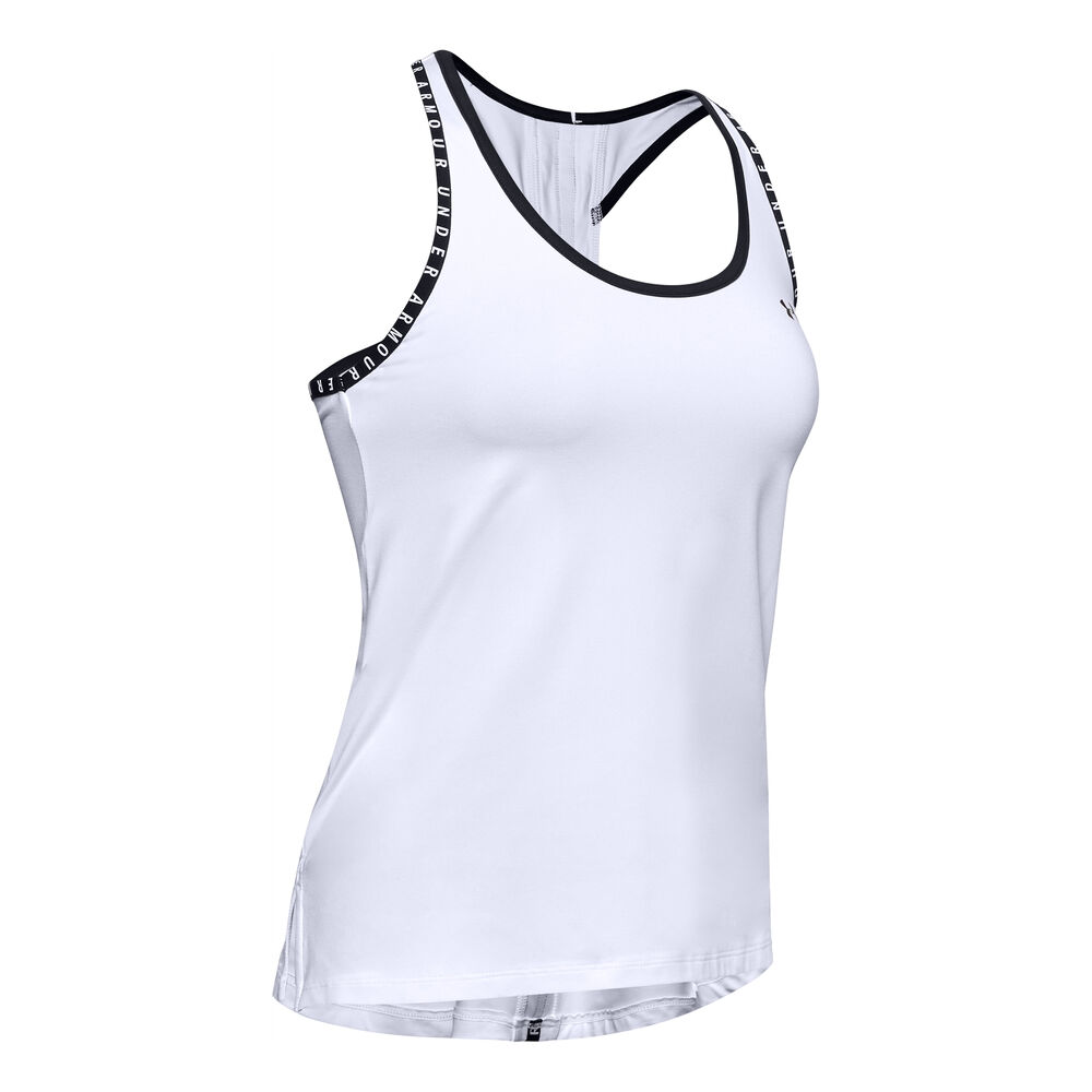 Under Armour Knockout Camiseta De Tirantes Mujeres - Blanco, Negro
