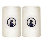 Ropa de tenis Quiet Please Quiet Please Long Cinta para sudor Pack de 2 Unisex - crema, 