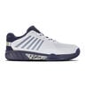 Hypercourt Express 2 Zapatilla Tierra Batida Hombres-Blanco,Azul-gris