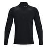 Qualifier 2.0 1/2 Zip Camiseta De Manga Larga Hombres-Negro