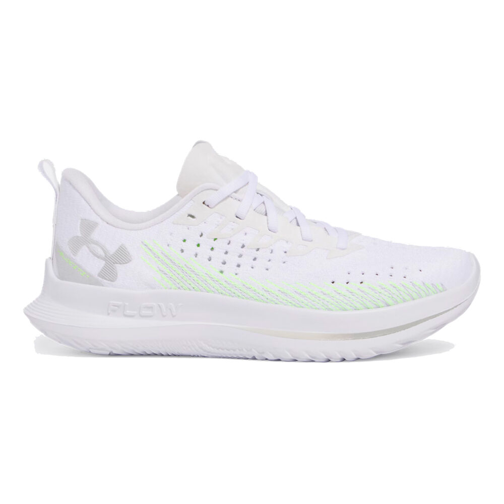 Under Armour Velociti 4 Zapatilla Neutral Mujeres - Blanco, Verde