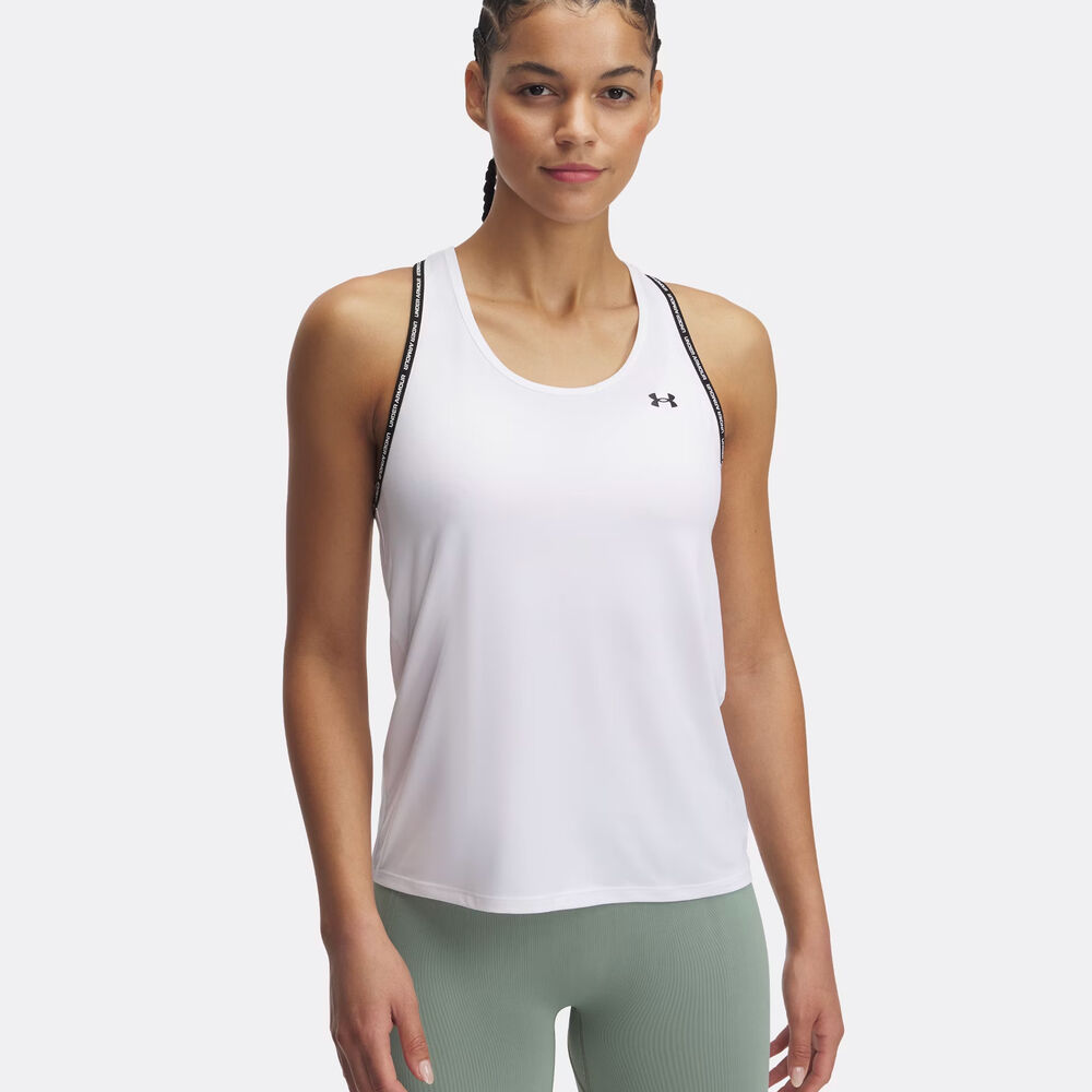 Under Armour Tech Knockout Camiseta De Tirantes Mujeres - Blanco