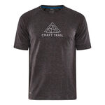 Ropa Craft Craft ADV Trail Wool Camiseta De Running Hombres-Gris Oscuro