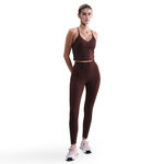 Ropa Nike Nike Dri-FIT One High Rise 7/8 Malla Mujeres - rojo oscuro, 