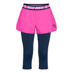 Ropa BIDI BADU BIDI BADU Kara Tech Pantalón Corto Con Malla Mujeres-Rosa,Azul Oscuro