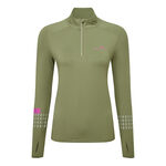 Ropa Ronhill Ronhill Tech Afterhours 1/2 Zip Camiseta De Running Mujeres-Oliva