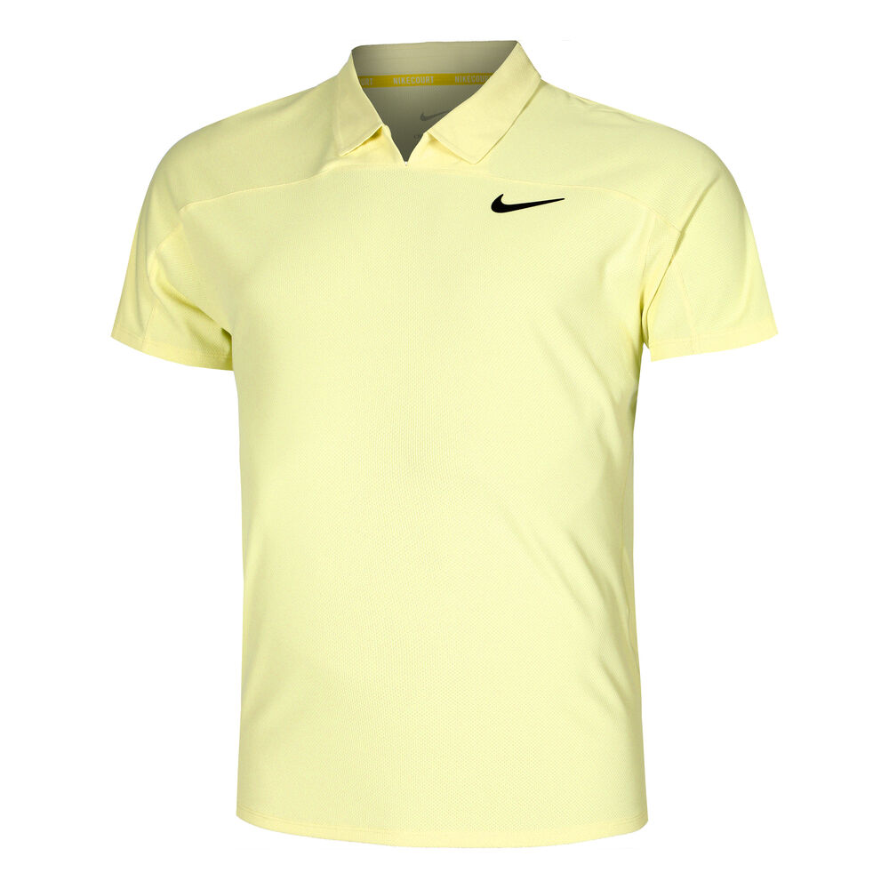Nike Court Dri-Fit Advantage Slam Polo Hombres-Amarillo
