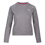 Ropa BIDI BADU BIDI BADU Mirella Basic Crew Sudadera Mujeres-Gris Claro,Blanco