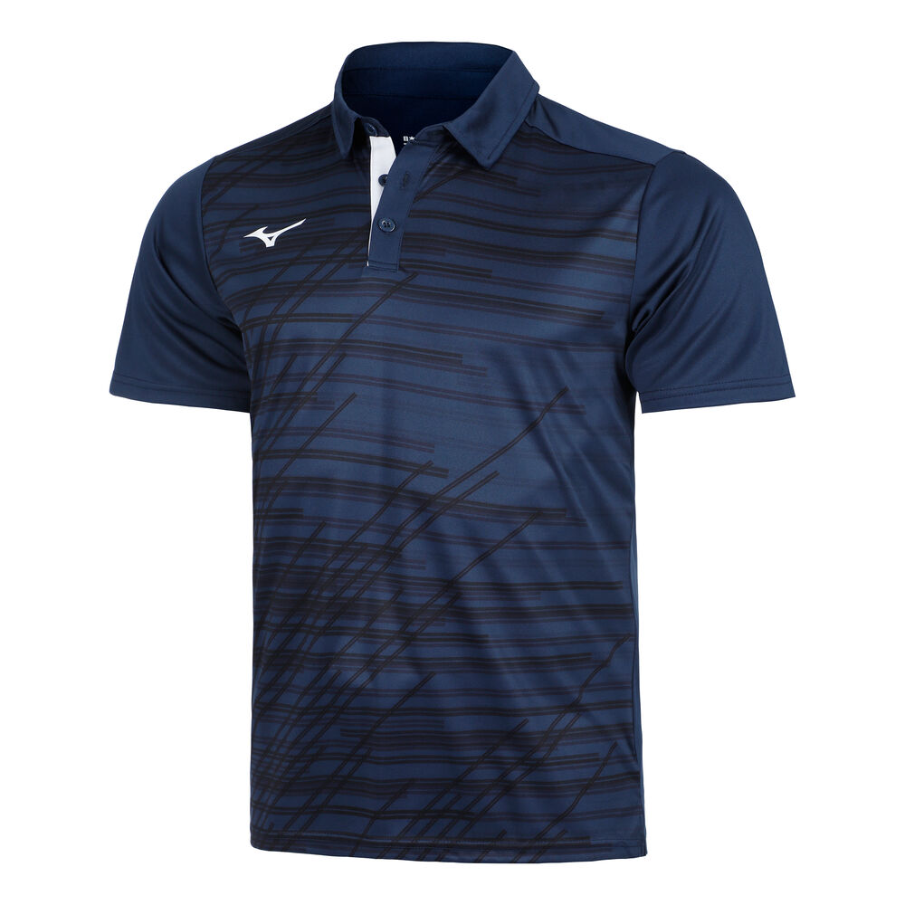 Mizuno Chiba Polo Hombres - Azul Oscuro