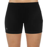 Ropa Limited Sports Limited Sports Tight Shorts Con Bolsillo Para Pelota Mujeres-Negro