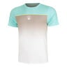 Wild Receiver Faded Camiseta De Manga Corta Hombres-Turquesa,Multicolor