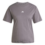 Ropa adidas adidas Small Logo Camiseta De Manga Corta Mujeres-Gris Oscuro