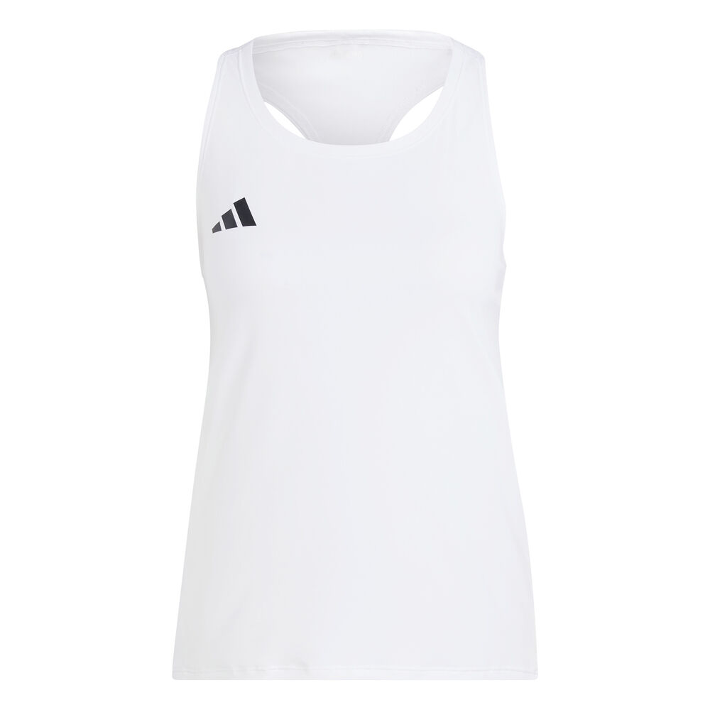 adidas Adizero Essential Camiseta De Tirantes Mujeres-Blanco