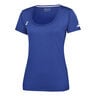 Play Cap Sleeve Camiseta De Manga Corta Chicas-Azul Oscuro,Blanco