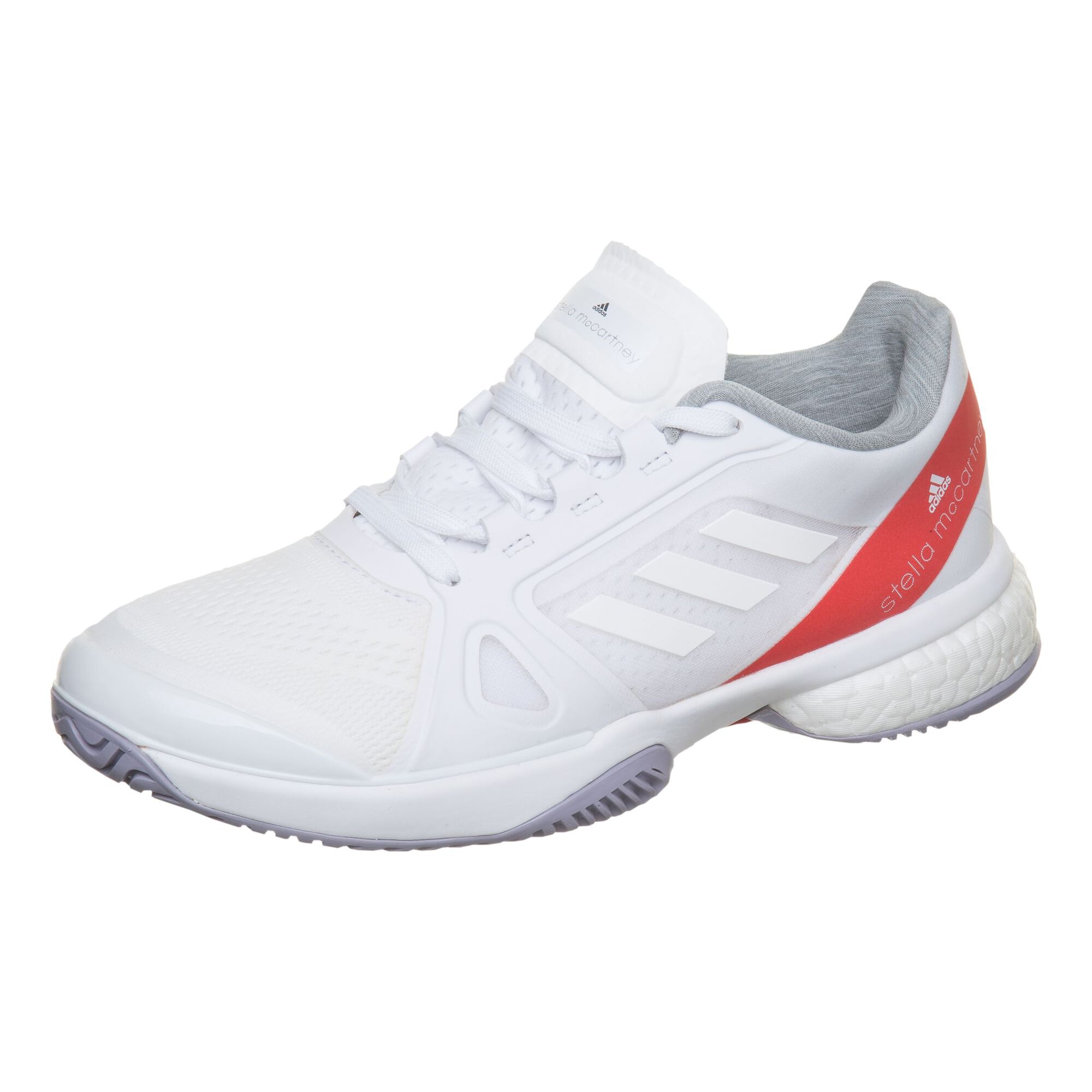 adidas Stella McCartney Boost Zapatilla Todas Las Mujeres - Blanco, Rojo Oscuro compra | Tennis-Point