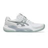 Gel-Challenger 15 Zapatilla Tierra Batida Hombres-Blanco,Azul-gris