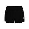 Crew 2in1 Shorts Chicas-Negro