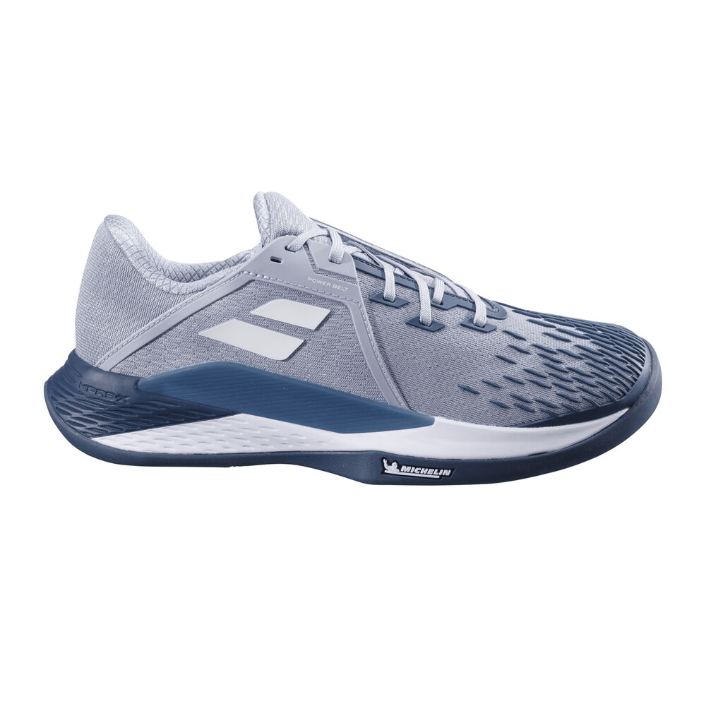 Babolat Propulse Fury 3 Zapatilla Tierra Batida Hombres-Gris,Blanco