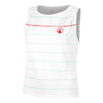 Ropa Quiet Please Quiet Please Wild Poach & Stripe Camiseta De Tirantes Mujeres-Blanco,Turquesa