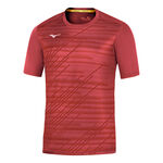 Ropa de tenis Mizuno Mizuno Team Chiba Camiseta de manga corta Hombres-rojo