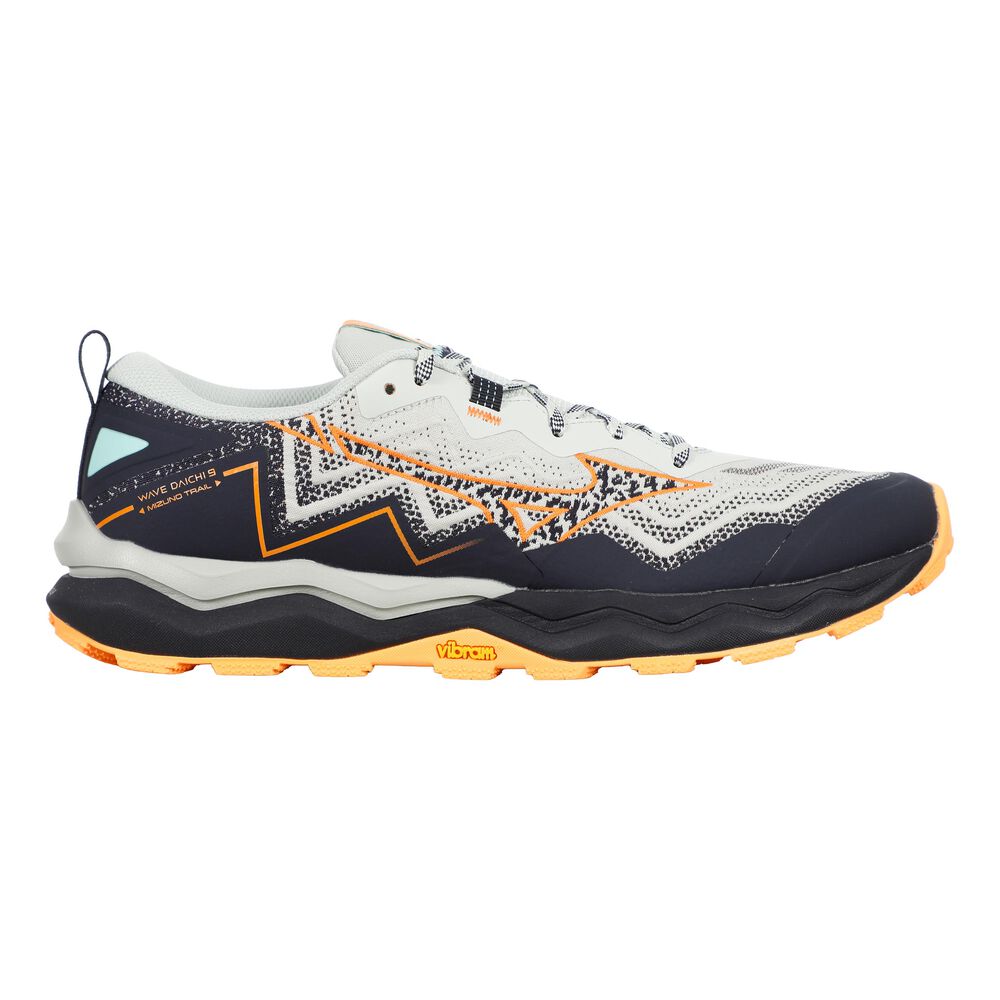 Mizuno Wave Daichi 9 Zapatilla Trail Hombres - Crema, Antracita