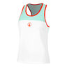 Wild Racerback Camiseta De Tirantes Mujeres-Blanco,Turquesa