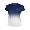 Crew Gradiant Camiseta De Manga Corta Chicas-Azul Oscuro,Blanco