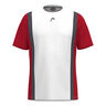 Club 25 Tech Camiseta De Manga Corta Hombres-Rojo,Blanco