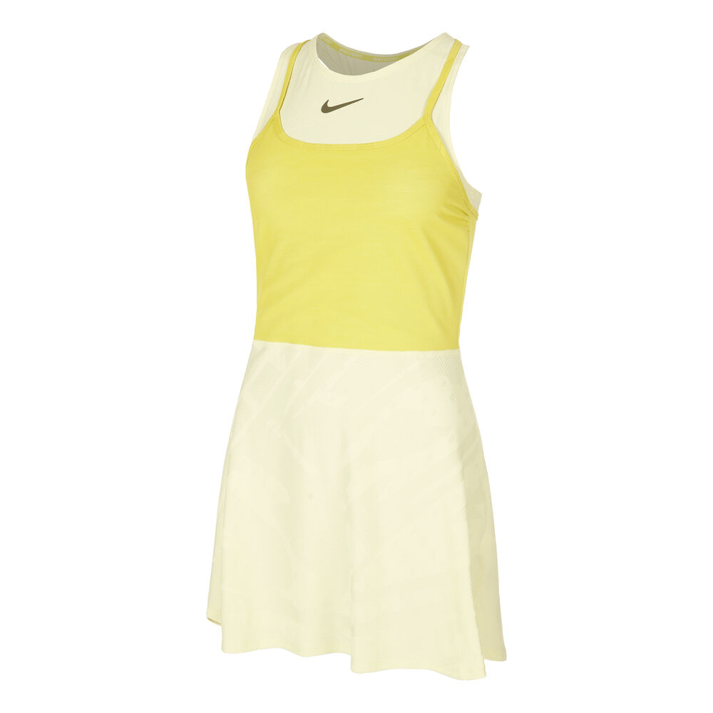 Nike Court Dri-Fit Slam Vestido Mujeres-Lima,Verde