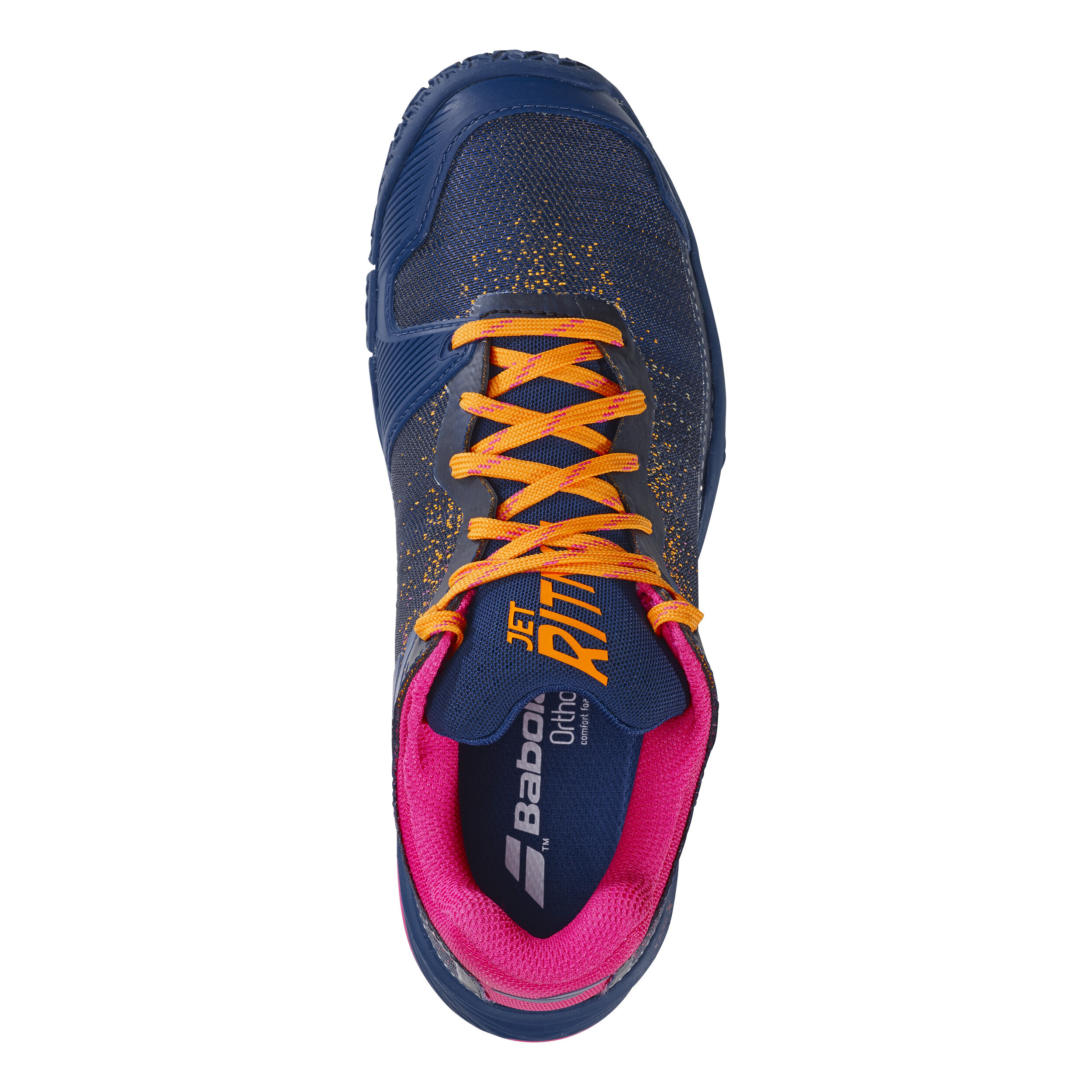 Buy Babolat Jet Ritma Zapatilla De Padel Mujeres Azul Oscuro Rosa online Tennis Point ES