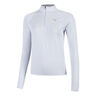 Velocity Cloudspun 1/4 Zip Camiseta De Running Mujeres-Azul