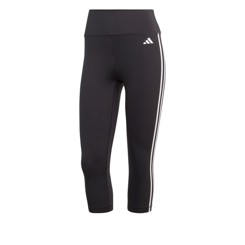 adidas Essentials Train 3-Stripes High-Waisted Malla Mujeres-Negro