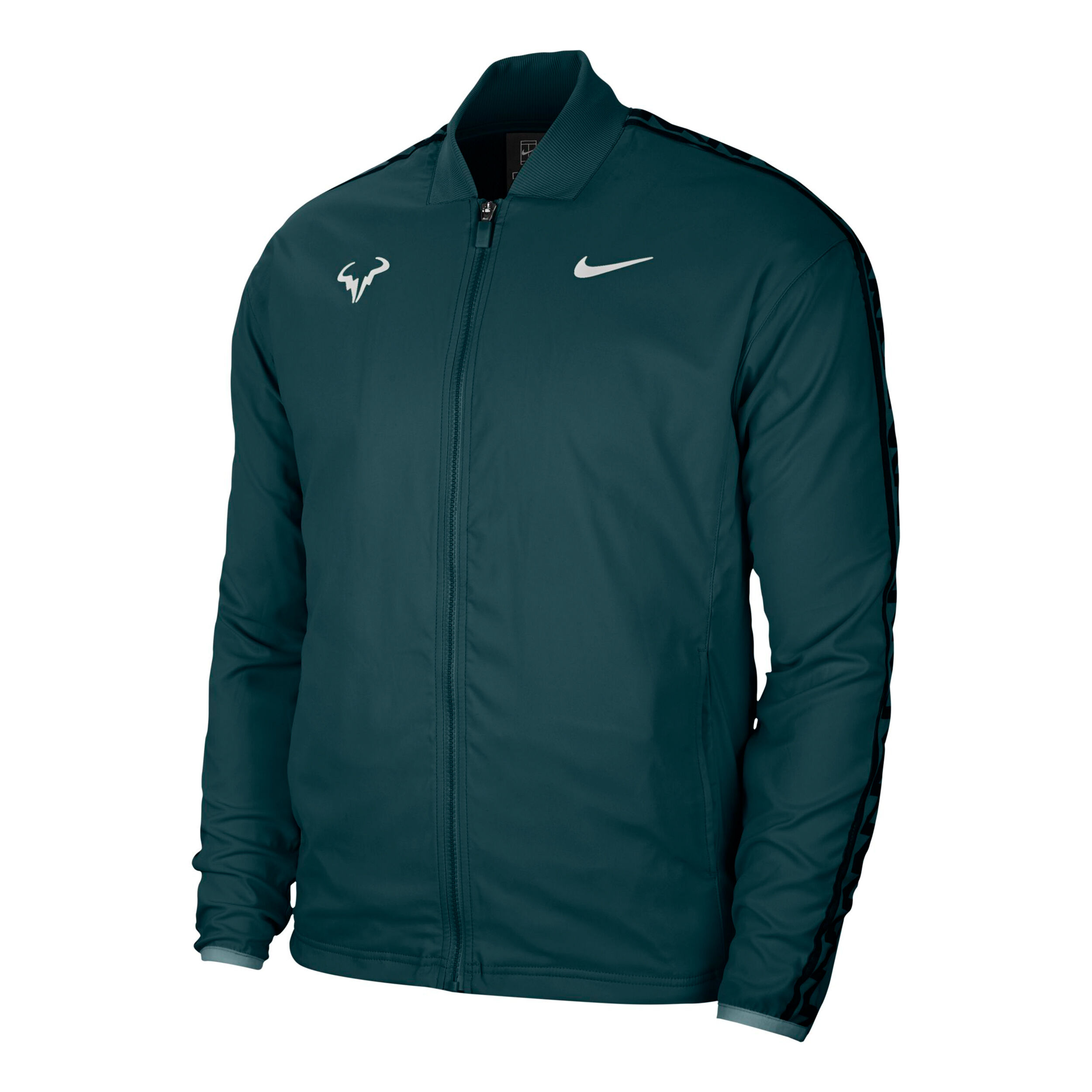 Rafael Nadal Court Chaqueta De Entrenamiento Hombres Color Petr leo Blanco