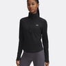 Motion Half-Zip Camiseta De Manga Larga Mujeres-Negro