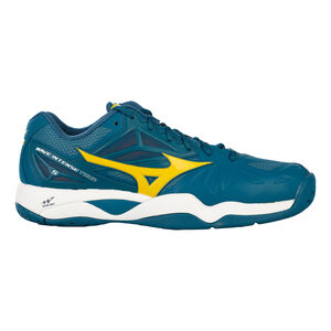 Mizuno Wave Intense Tour 5 Zapatilla Todas Las Superficies Hombres - Azul, Amarillo