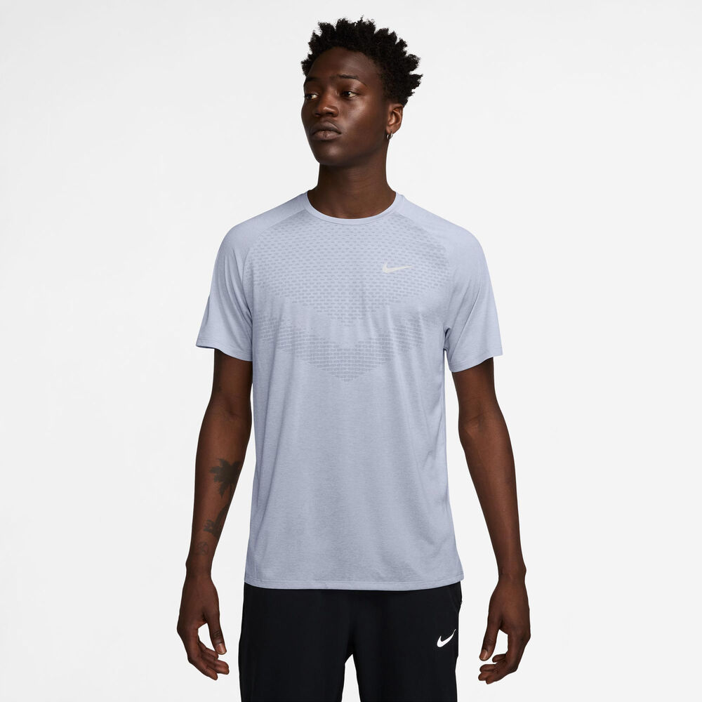 Nike Stride Tee Camiseta de running Hombres-gris, gris