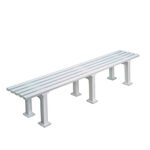 Accesorios de pista Tegra Tegra Banco De Tenis 2m Sin Respaldo-Blanco