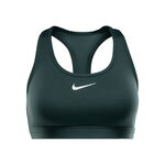 Ropa Nike Nike Swoosh Medium Sujetador deportivo Mujeres - verde oscuro, blanco