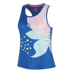 Ropa de tenis BIDI BADU BIDI BADU Hey Laguna Racerback
 Camiseta de tirantes Mujeres-azul, multicolor