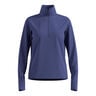 Essential Thermal Midlayer 1/2 Zip Camiseta De Running Mujeres-Azul