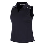 Ropa de tenis JLindeberg JLindeberg Leah  Polo Mujeres-azul oscuro