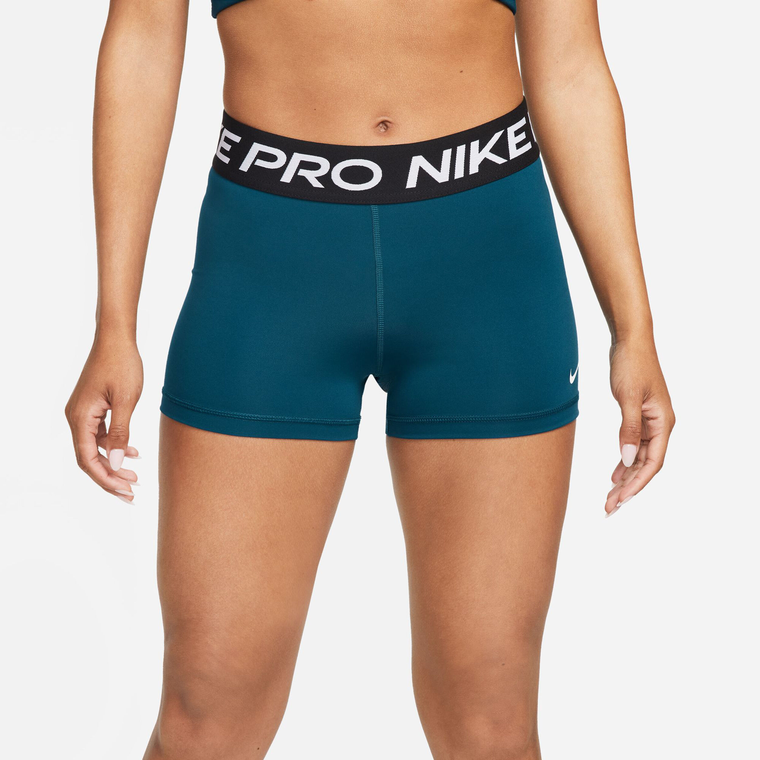 Pro 3in Shorts Mujeres Azul Negro