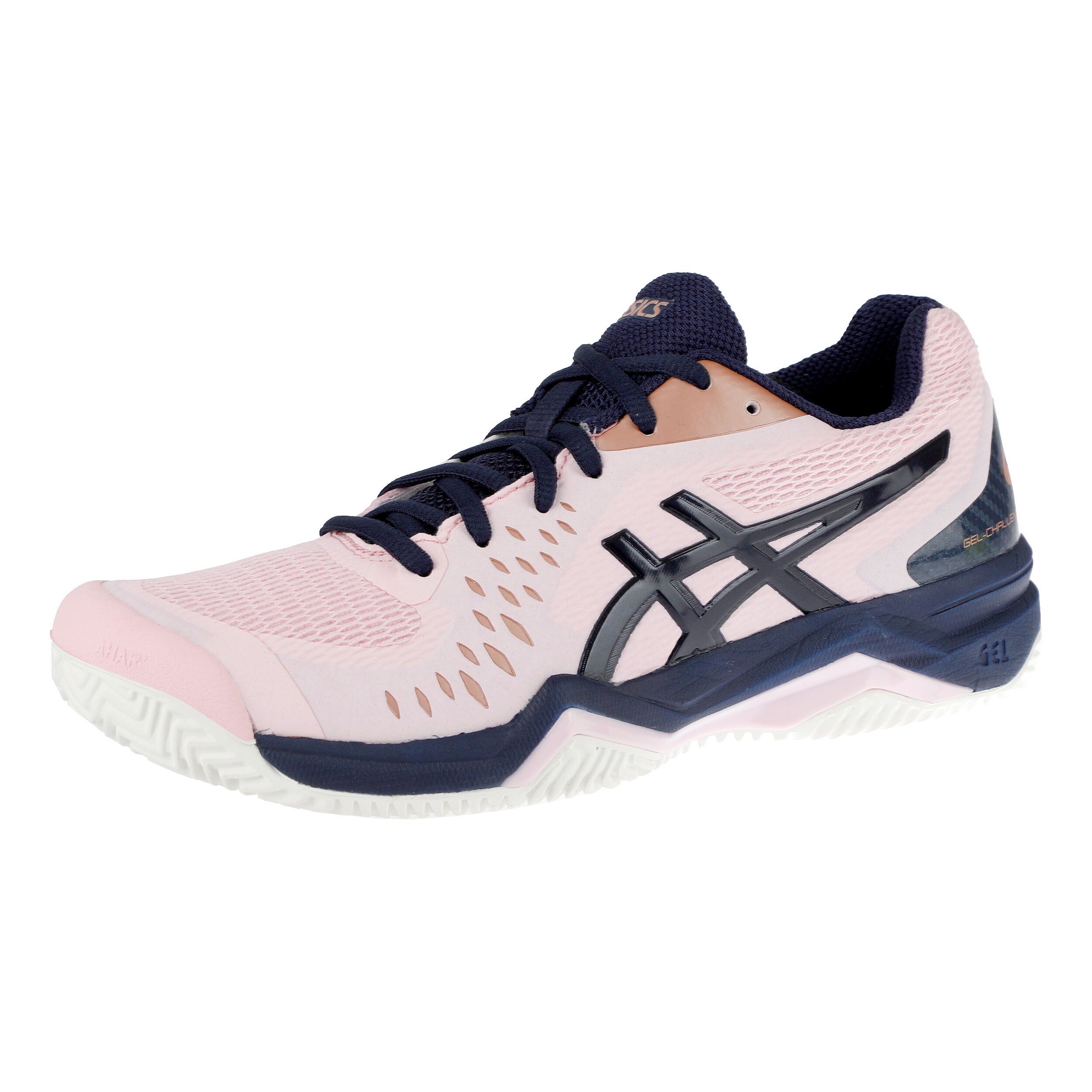 Buy ASICS Gel Challenger 12 Clay Zapatilla Tierra Batida Mujeres Rosa Azul Oscuro online Tennis Point ES